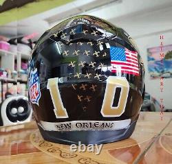 New Orleans Saints American Football NFL Motorcycle Helmet
