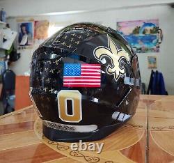 New Orleans Saints American Football NFL Motorcycle Helmet