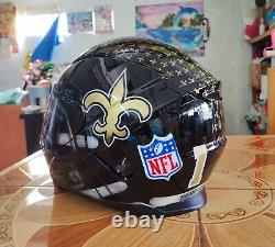 New Orleans Saints American Football NFL Motorcycle Helmet