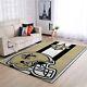 New Orleans Saints Anti-skid Area Rug Flannel Floor Mat Living Room Carpet Gift