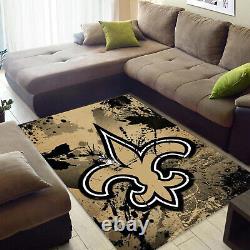 New Orleans Saints Area Rug Living Room Non-slip Carpet Bedroom Fluffy Floor Mat