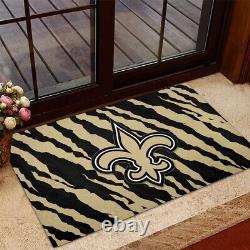 New Orleans Saints Area Rug Non-Slip Carpet Flannel Floor Mat Absorbent Door Mat