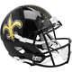 New Orleans Saints Black Alternate Speed Replica Full Size Football Helmet