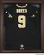 New Orleans Saints Brown Framed Logo Jersey Display Case