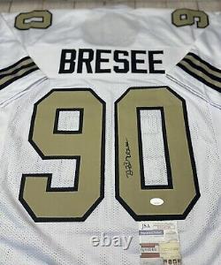 New Orleans Saints Bryan Bresee Signed Custom White Jersey Jsa Coa