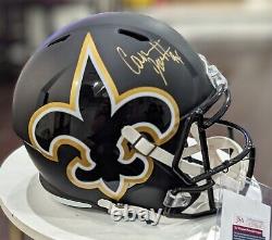 New Orleans Saints Cam Jordan Full-Size Autographed Helmet
