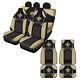 New Orleans Saints Car Seat Covers Front Rear 5 Seater Protector Car Floor Mat