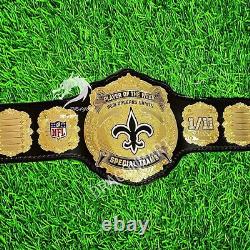 New Orleans Saints Championship Belt American Super bowl NFL Adult 2MM Brass