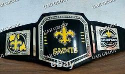 New Orleans Saints Championship Wrestling Brass 2mm Belt