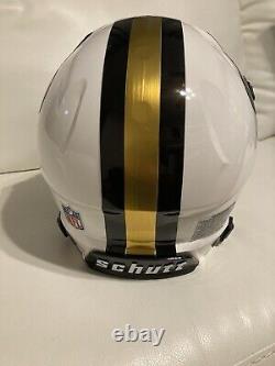 New Orleans Saints Custom Full-Size Authentic Schutt Helmet