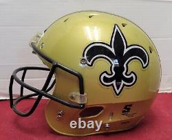 New Orleans Saints Custom Full Size Schutt Youth Hybrid NFL Football Helmet Lg