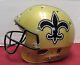 New Orleans Saints Custom Full Size Schutt Youth Hybrid Nfl Football Helmet Lg
