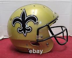 New Orleans Saints Custom Full Size Schutt Youth Hybrid NFL Football Helmet Lg