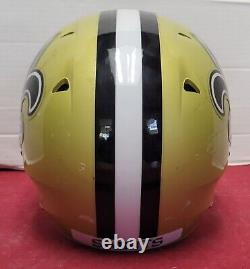 New Orleans Saints Custom Full Size Schutt Youth Hybrid NFL Football Helmet Lg