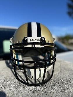 New Orleans Saints Custom Jimmy Graham Schutt Air Xp Full Size Football Helmet