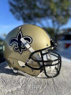 New Orleans Saints Custom Jimmy Graham Schutt Air Xp Full Size Football Helmet