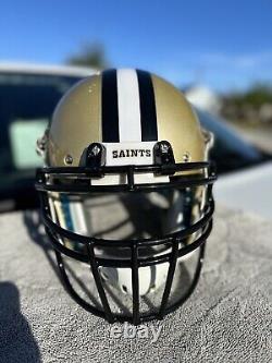 New Orleans Saints Custom Jimmy Graham Schutt Air Xp Full Size Football Helmet