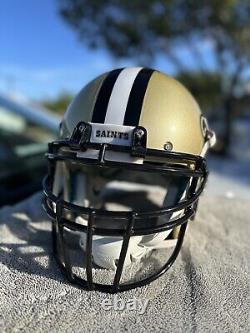 New Orleans Saints Custom Jimmy Graham Schutt Air Xp Full Size Football Helmet