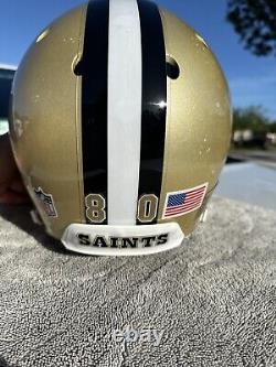 New Orleans Saints Custom Jimmy Graham Schutt Air Xp Full Size Football Helmet