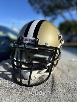 New Orleans Saints Custom Jimmy Graham Schutt Air Xp Full Size Football Helmet