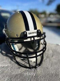 New Orleans Saints Custom Jimmy Graham Schutt Air Xp Full Size Football Helmet