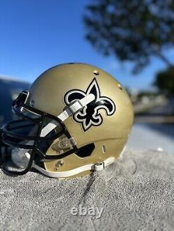 New Orleans Saints Custom Jimmy Graham Schutt Air Xp Full Size Football Helmet