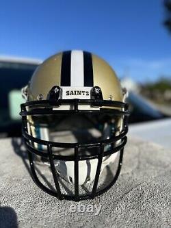 New Orleans Saints Custom Jimmy Graham Schutt Air Xp Full Size Football Helmet