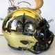 New Orleans Saints Custom Mini Helmet Gold Chrome