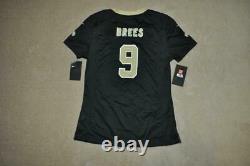 New Orleans Saints DREW BREES #9 Womens Nike Jersey Black NWT
