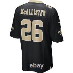 New Orleans Saints Deuce McAllister Nike Black Retired Official NFL Game Jersey