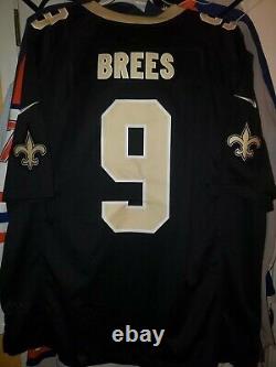 New Orleans Saints Drew Brees Authentic Stitched On Field Nike Jersey 2XL