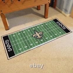 New Orleans Saints Flannel Area Rugs Living Room Soft Floor Mat Non-Slip Carpet