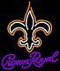 New Orleans Saints Fleur-de-lis Beer 24x20 Neon Light Sign Lamp Bar Open Decor