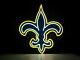 New Orleans Saints Fleur-de-lis Beer 24x20 Neon Light Sign Lamp Football Club