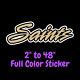 New Orleans Saints Full Color Vinyl Decal Hydroflask Decal Cornhole Decal 1