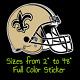 New Orleans Saints Full Color Vinyl Decal Hydroflask Decal Cornhole Decal 4