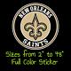 New Orleans Saints Full Color Vinyl Decal Hydroflask Decal Cornhole Decal 5