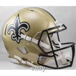 New Orleans Saints Full Size Authentic Speed Football Helmet NFL