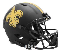New Orleans Saints Full Size Eclipse Speed Replica Helmet New In Box 26139