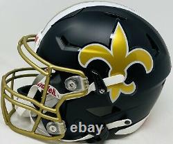 New Orleans Saints Full Size Speed Flex Authentic Football Helmet! Drew Brees