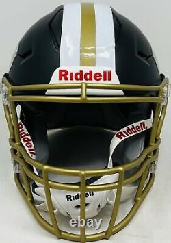 New Orleans Saints Full Size Speed Flex Authentic Football Helmet! Drew Brees
