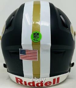 New Orleans Saints Full Size Speed Flex Authentic Football Helmet! Drew Brees