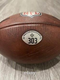 New Orleans Saints Game Prepared Practice Used NFL Duke Ball Football #303