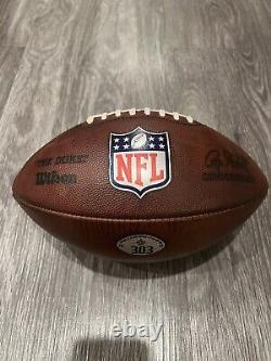 New Orleans Saints Game Prepared Practice Used NFL Duke Ball Football #303