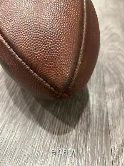 New Orleans Saints Game Prepared Practice Used NFL Duke Ball Football #303