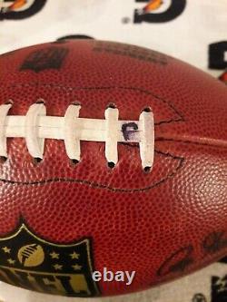 New Orleans Saints Game Prepared Practice Used NFL Duke Ball Football Brees