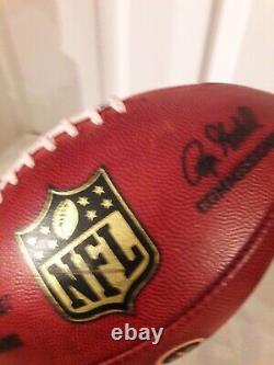 New Orleans Saints Game Prepared Practice Used NFL Duke Ball Football Brees