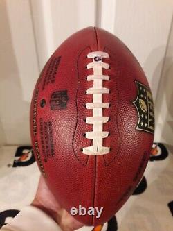 New Orleans Saints Game Prepared Practice Used NFL Duke Ball Football Brees