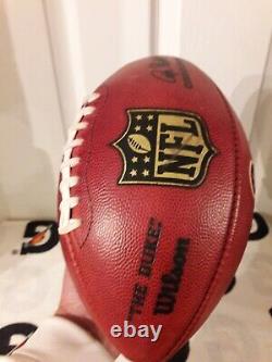 New Orleans Saints Game Prepared Practice Used NFL Duke Ball Football Brees