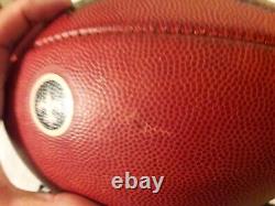 New Orleans Saints Game Prepared Practice Used NFL Duke Ball Football Brees